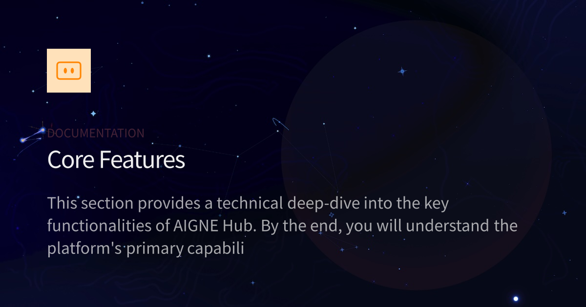 Select Core Features Core Features